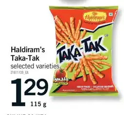 Fortinos HALDIRAM'S TAKA-TAK, 115 g offer