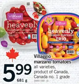 Fortinos VILLAGGIO MARZANO TOMATOES, 681 g offer