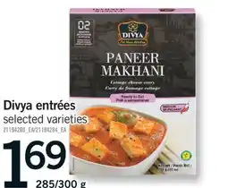 Fortinos DIVYA ENTRÉES, 285/300 g offer