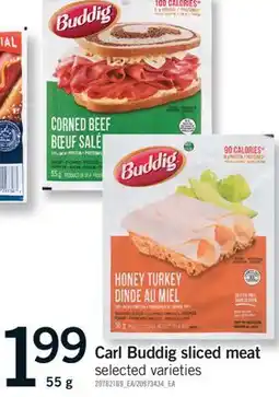 Fortinos CARL BUDDIG SLICED MEAT, 55 g offer