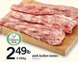 Fortinos PORK BUTTON BONES offer