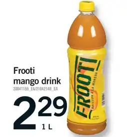 Fortinos FROOTI MANGO DRINK, 1 L offer