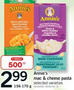 Fortinos ANNIE'S MAC & CHEESE PASTA, 156-170g offer