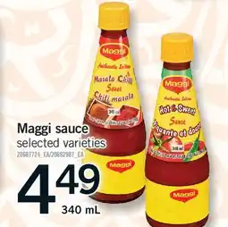 Fortinos MAGGI SAUCE, 340 mL offer