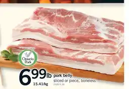 Fortinos PORK BELLY offer