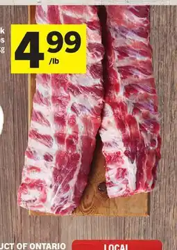Foodland Pork Back Ribs offer