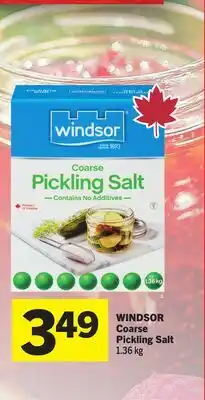 Foodland WINDSOR Coarse Pickling Salt offer