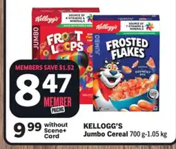 Foodland KELLOGG'S Jumbo Cereal 700 g-1.05 kg offer