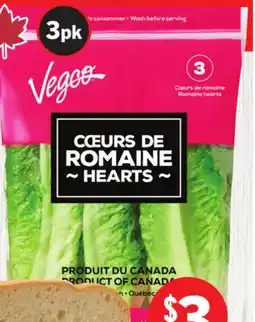Foodland Romaine Hearts offer