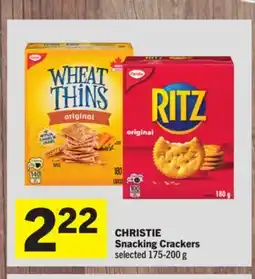 Foodland CHRISTIE Snacking Crackers offer