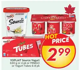 Sobeys Source Yogurt offer