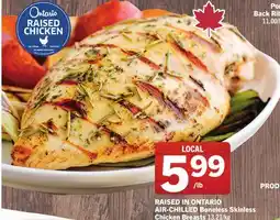 Foodland AIR-CHILLED Boneless Skinless Chicken Breasts offer