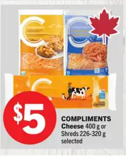 Foodland COMPLIMENTS Cheese offer