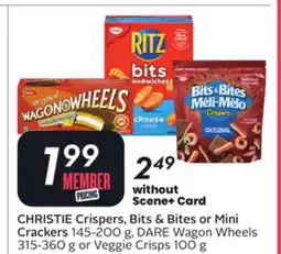 Sobeys Crispers, Bits & Bites or Mini Crackers offer
