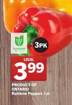 Foodland Rainbow Peppers offer