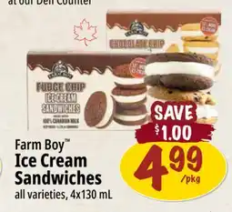Farm Boy Farm Boy Ice Cream Sandwiches offer