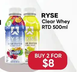 Healthy Planet RYSE Clear Whey RTD offer