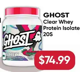 Healthy Planet GHOST Clear Whey Protein Isolate offer