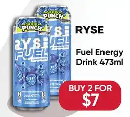 Healthy Planet RYSE Fuel Energy Drink offer