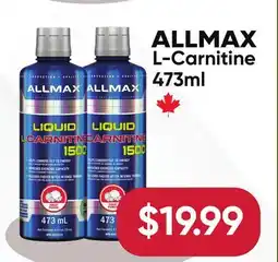 Healthy Planet ALLMAX L-Carnitine offer