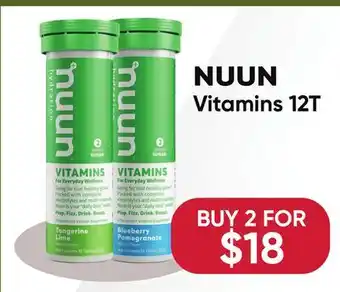 Healthy Planet NUUN Vitamins offer