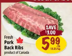 Farm Boy Fresh Pork Back Ribs offer