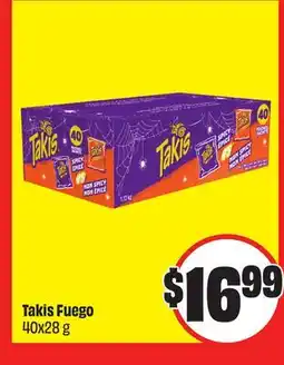 FreshCo Takis Fuego 40x 28 g offer