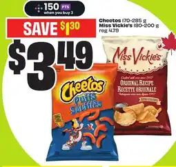 FreshCo Cheetos 170-285 g Miss Vickie's 180-200 g offer