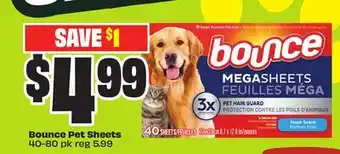 Chalo FreshCo Bounce Pet Sheets 40-80 pk offer