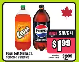 FreshCo Pepsi Soft Drinks 2 L Selected Varieties offer