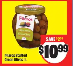 FreshCo Pilaros Stuffed Green Olives 1 L offer