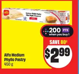FreshCo Alfa Medium Phyllo Pastry 450 g offer