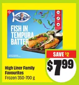 FreshCo High Liner Family Favourites Frozen 350-700 g offer