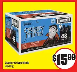 Chalo FreshCo Quaker Crispy Minis 48x18 g offer