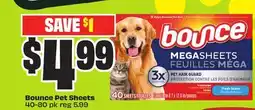 FreshCo Bounce Pet Sheets 40-80 pk offer