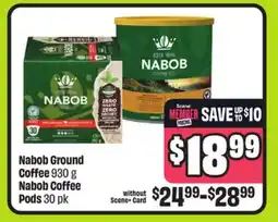 FreshCo Nabob Ground Coffee 930 g Nabob Coffee Pods 30 pk offer