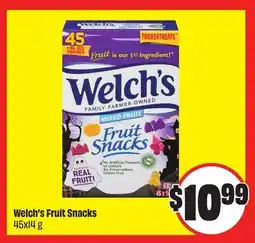 Chalo FreshCo Welch's Fruit Snacks 45x14 g offer