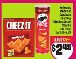 Chalo FreshCo Kellogg's Cheez-It Crackers 191-200 g Pringles Super Stacks 148-156 g offer