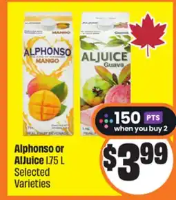 Chalo FreshCo Alphonso or AlJuice 1.75 L Selected Varieties offer