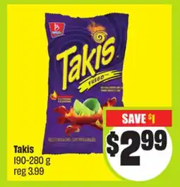 FreshCo Takis 190-280 g offer