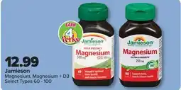 PharmaChoice Jamieson Magnesium, Magnesium + D3 offer