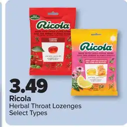 PharmaChoice Ricola Herbal Throat Lozenges offer