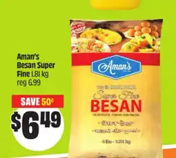 FreshCo Aman's Besan Super Fine 1.81 kg offer