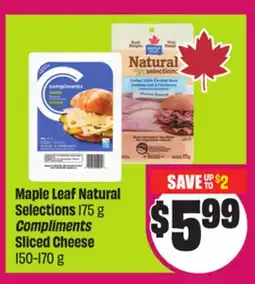Chalo FreshCo Compliments Sliced Cheese 150-170 g offer