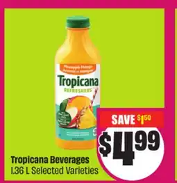 Chalo FreshCo Tropicana Beverages 1.36 L Selected Varieties offer