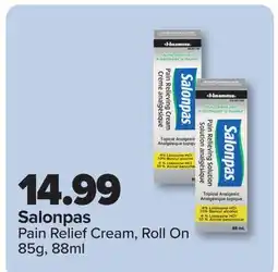 PharmaChoice Salonpas Pain Relief Cream, Roll On offer