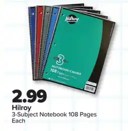 PharmaChoice Hilroy 3-Subject Notebook offer
