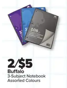 PharmaChoice Buffalo 3-Subject Notebook offer