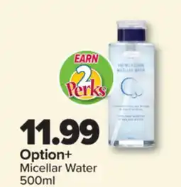 PharmaChoice Option+ Micellar Water offer