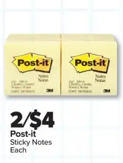 PharmaChoice Post-it Sticky Notes offer